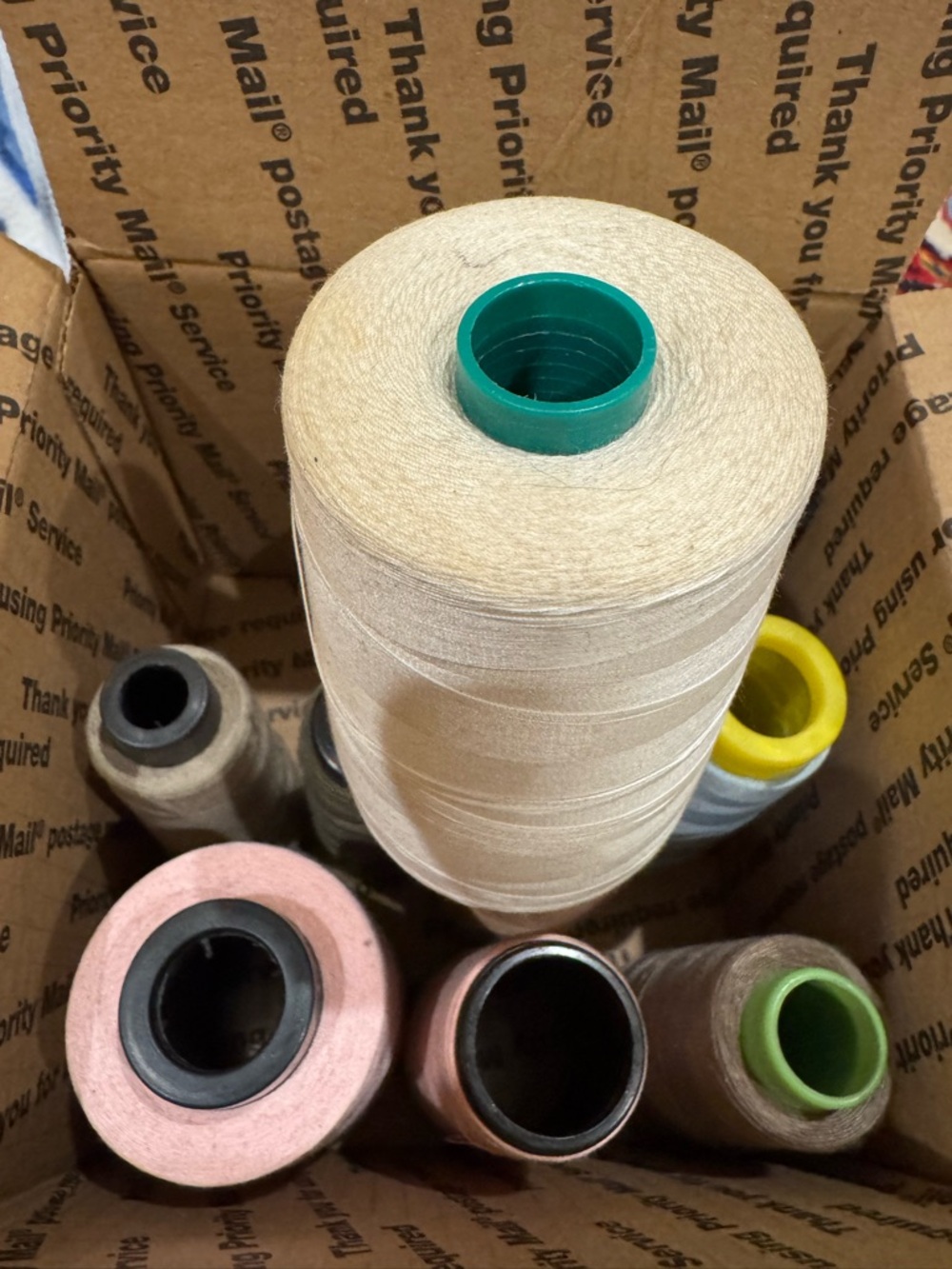 Assorted Sewing Thread Spools - Neutral & Pastel Colors - Picture 4 of 4